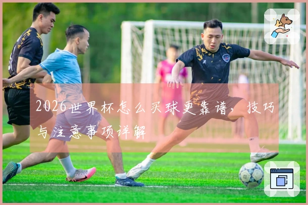 2026世界杯怎么买球更靠谱，技巧与注意事项详解